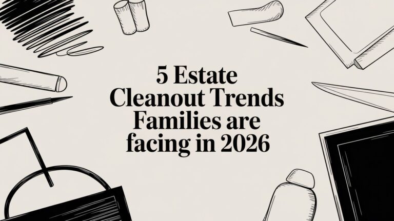 5 estate cleanout trends families are facing in 2026 content graphic