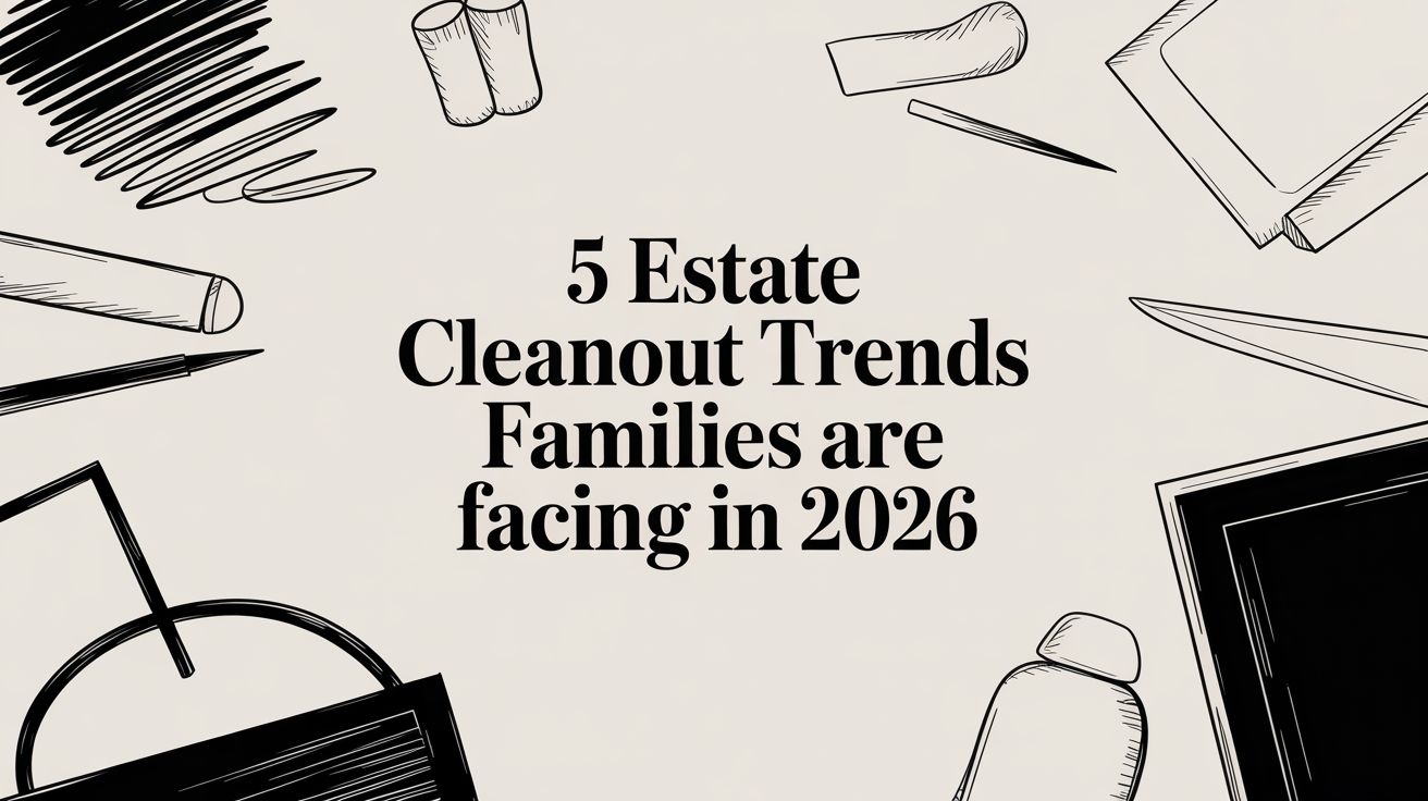 5 estate cleanout trends families are facing in 2026 content graphic