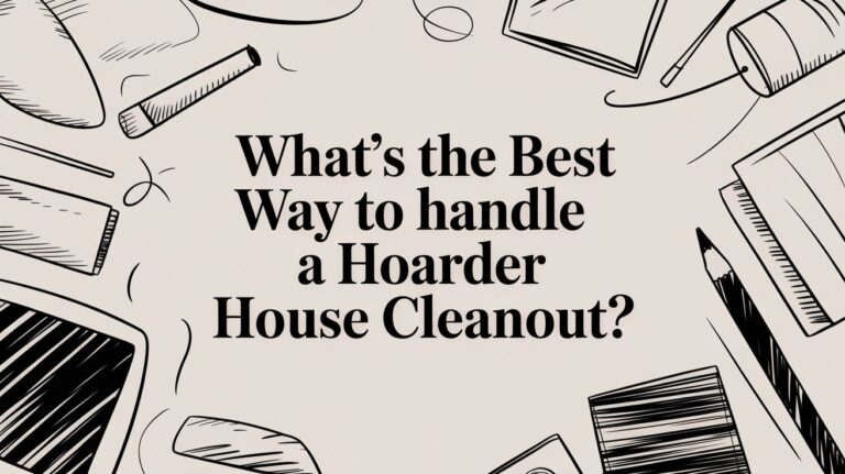 whats the best way to handle a hoarder house cleanout title