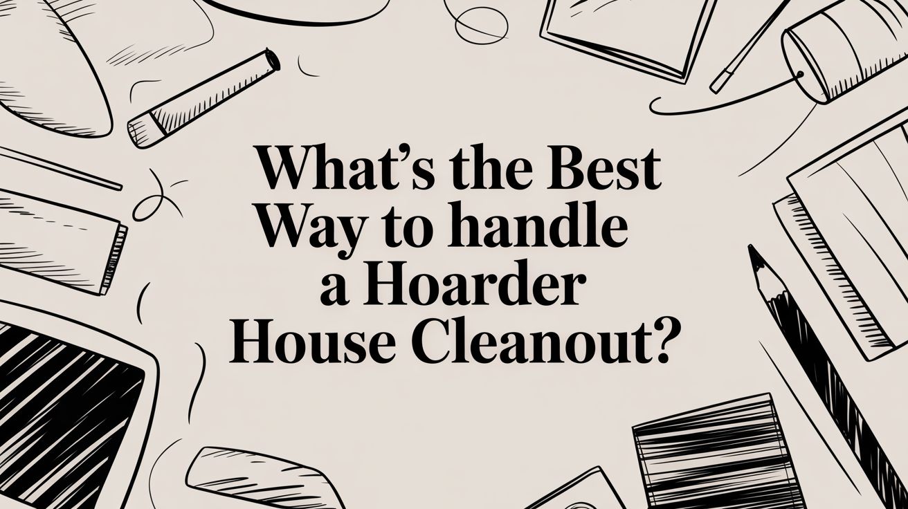 whats the best way to handle a hoarder house cleanout title