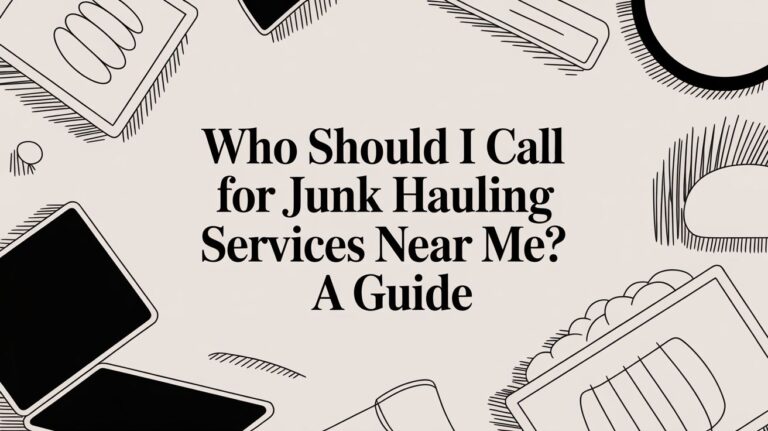 who should i call for junk hauling services near me junk hauling