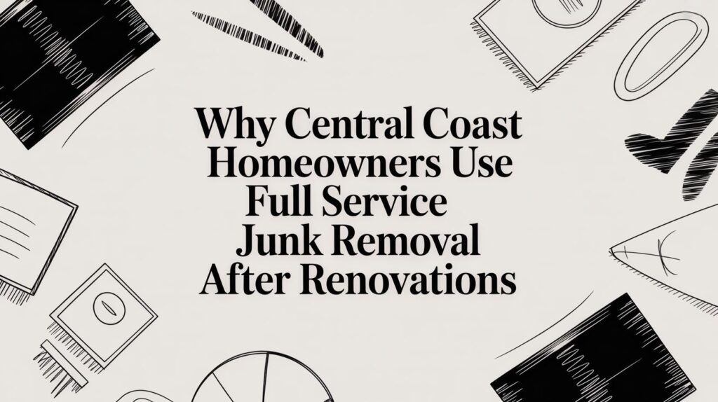 Why Central Coast Homeowners Use Full Service Junk Removal After Renovations 13 why central coast homeowners use full service junk removal after renovations junk removal