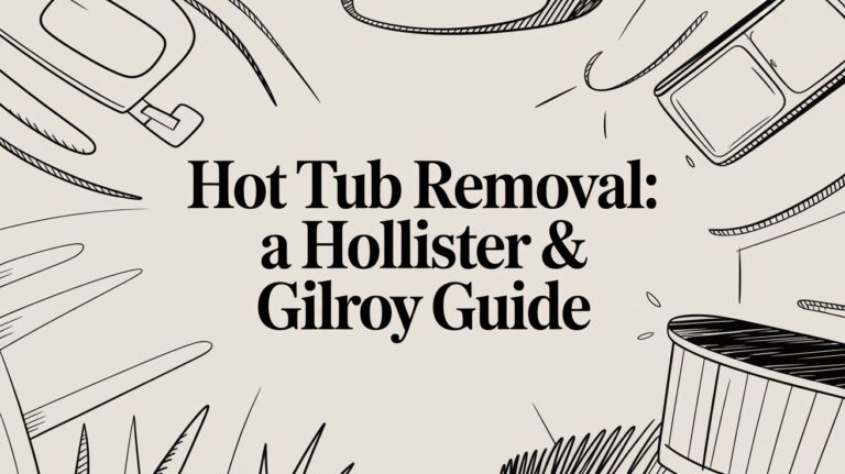 hot tub removal hollister gilroy guide
