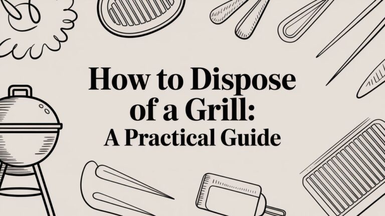 how to dispose of a grill grilling tools