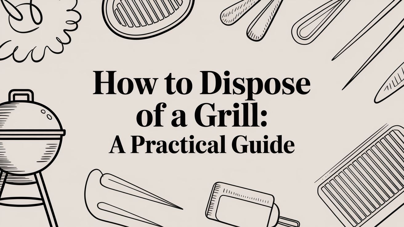 how to dispose of a grill grilling tools