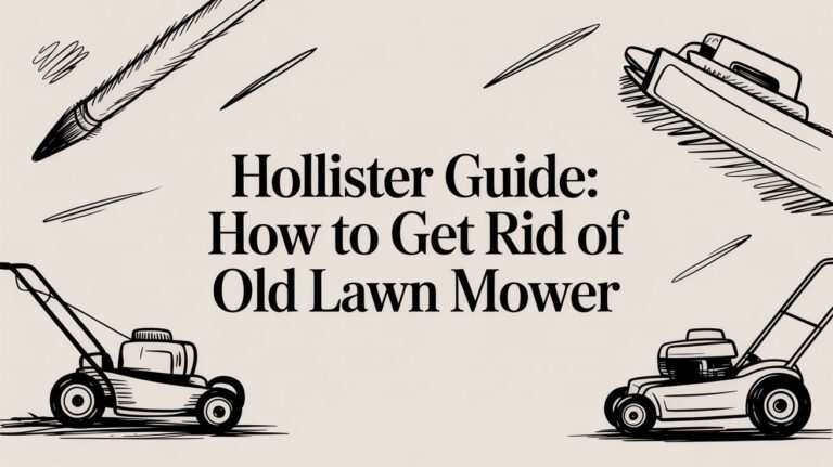 how to get rid of old lawn mower lawn mowers