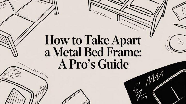 how to take apart a metal bed frame bed frame
