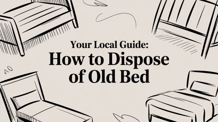 how to dispose of old bed bed illustration