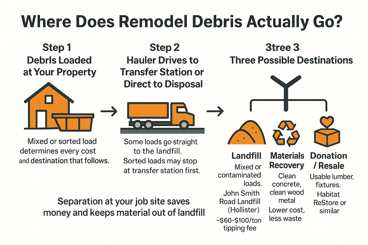 Where Does Construction Debris Actually Go After a Remodel?