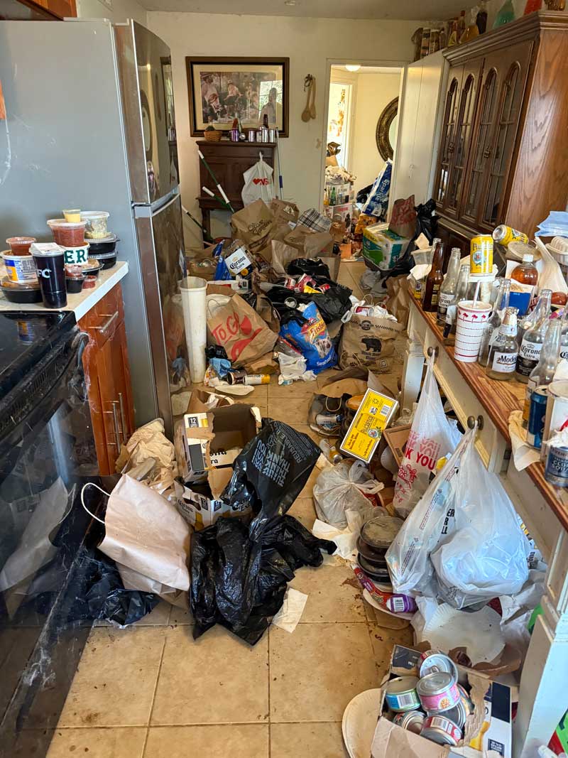 Hoarder house before cleanout